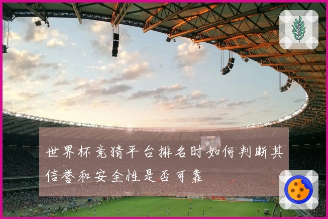 世界杯竞猜平台排名时如何判断其信誉和安全性是否可靠